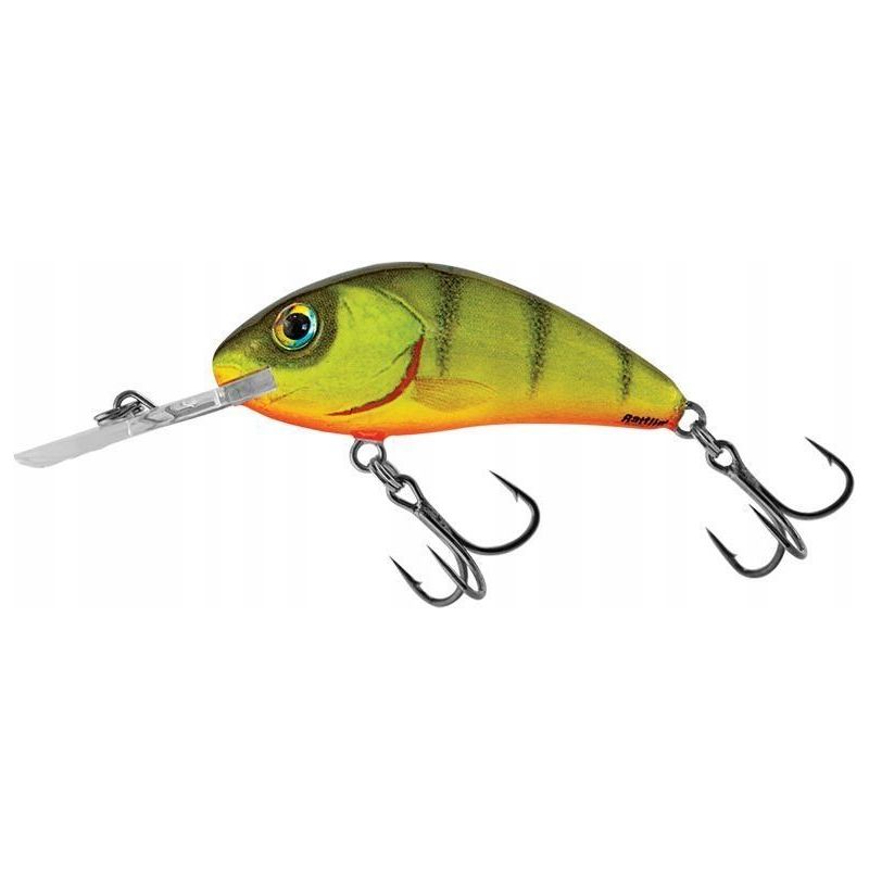WOBLER SALMO H55 RATTLIN PŁYWAJĄCY 5,5cm HOT PERCH