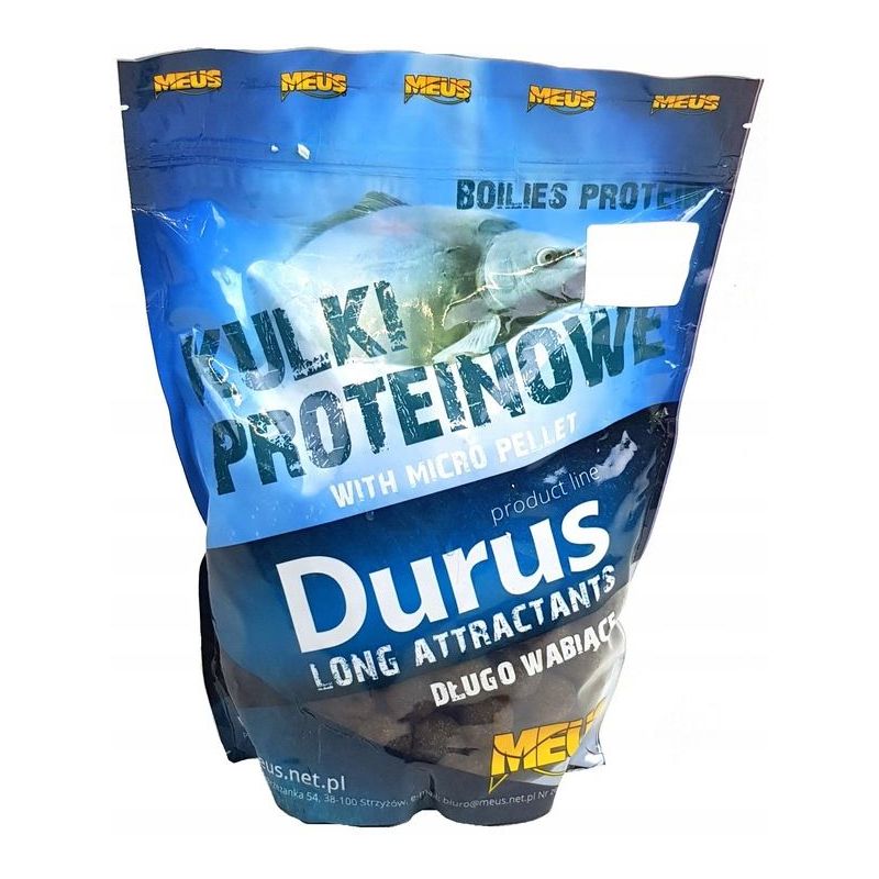 KULKI ZANĘTOWE MEUS DURUS 15mm 1kg WĄTROBA CZOSNEK
