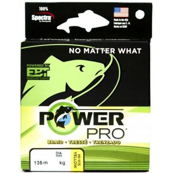 PLECIONKA POWER PRO HI-VIS YELLOW 135m 0,10mm 5kg