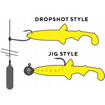 GUMA WESTIN HYPOTEEZ SHADTAIL 9cm 5g FIREFLAKE