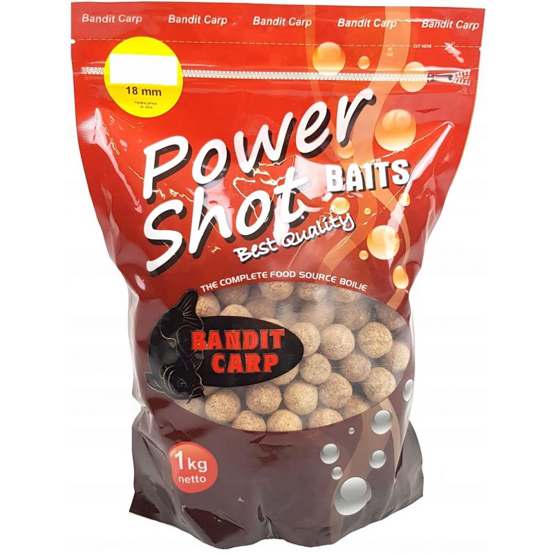 KULKI BANDIT POWER SHOT BAITS 1kg 18mm CZOSNEK RYB