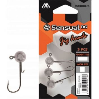 GŁÓWKI JIGOWE MIKADO SENSUAL 14g ROZMIAR 6/0 3szt