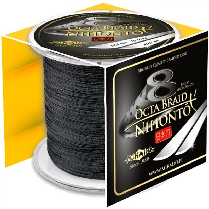 PLECIONKA NIHONTO OCTA BRAID 300m BLACK 0,30mm