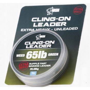 MATERIAŁ PRZYPONOWY NASH CLING-ON LEADER 65lb WEED