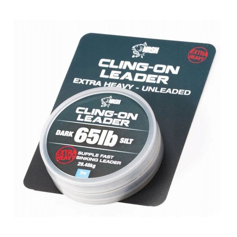 MATERIAŁ PRZYPONOWY NASH CLING-ON LEADER 65lb SILT