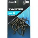 HACZYKI NASH KARPIOWE TWISTER SIZE 6 BARBLESS