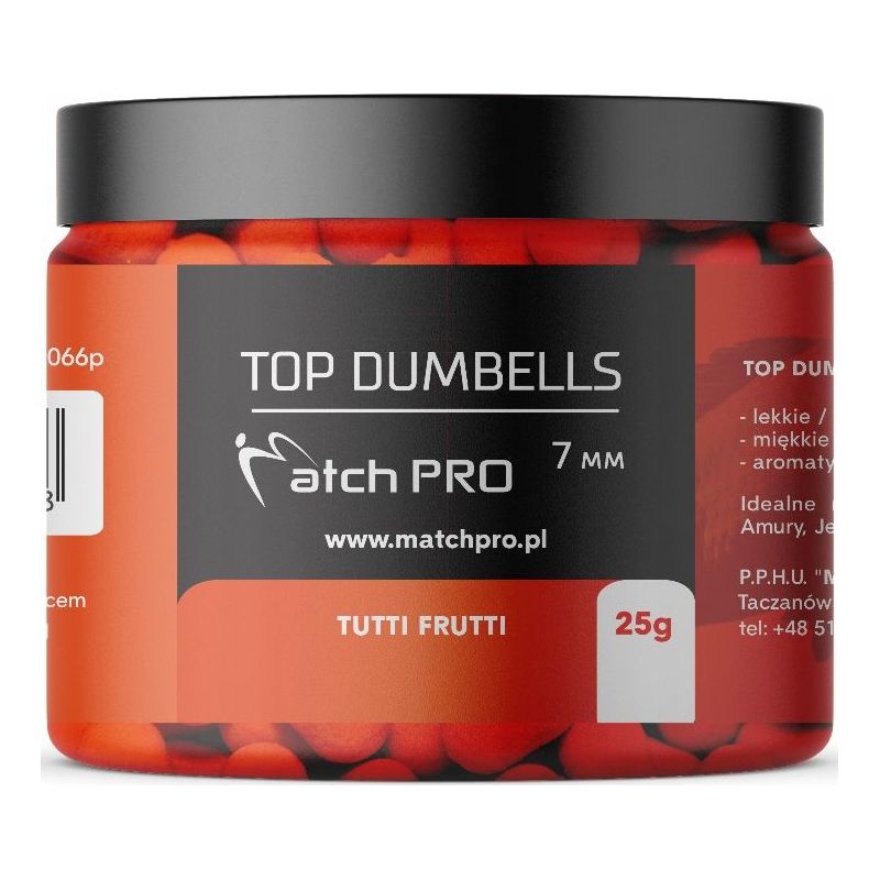 DUMBELLS MATCH PRO TOP TUTTI FRUTTI 7mm 25g
