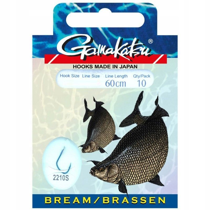 HACZYKI GAMAKATSU BREAM 2210S PRZYPON 0,18mm 8