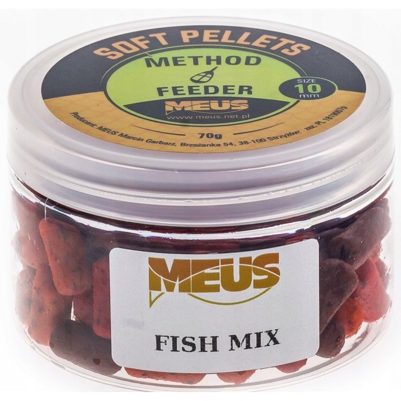 PELLET MEUS SOFT 10mm 70g FISH MIX