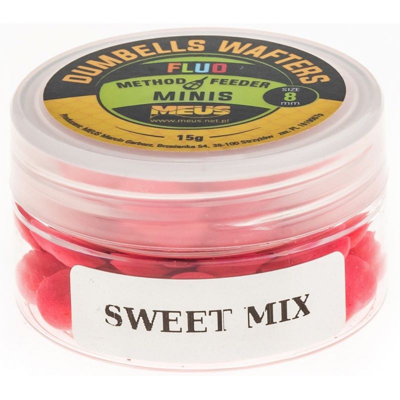 DUMBELLS MEUS WAFTERS FLUO 8mm MINIS SWEET MIX