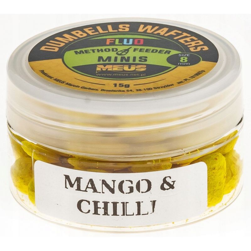 DUMBELLS MEUS WAFTERS FLUO 8mm MINIS MANGO CHILLI