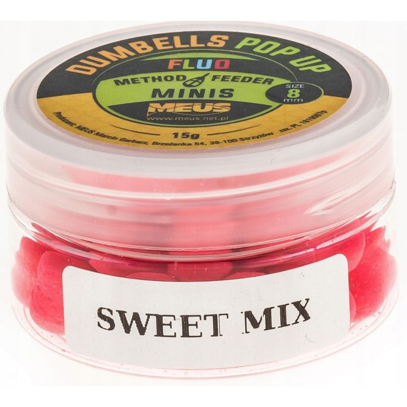 DUMBELLS MEUS FLUO POP UP 8mm MINIS SWEET MIX