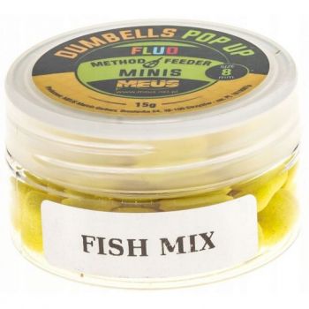 DUMBELLS MEUS FLUO POP UP 8mm MINIS FISH MIX