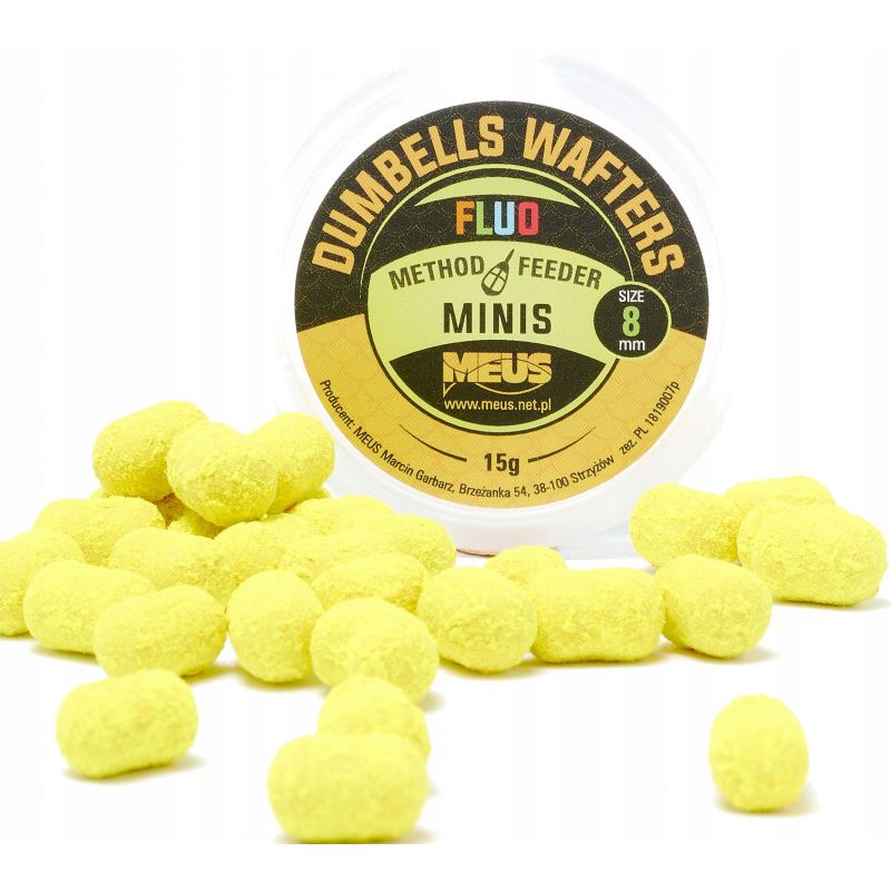 DUMBELLS MEUS WAFTERS FLUO 8mm MINIS KUKURYDZA