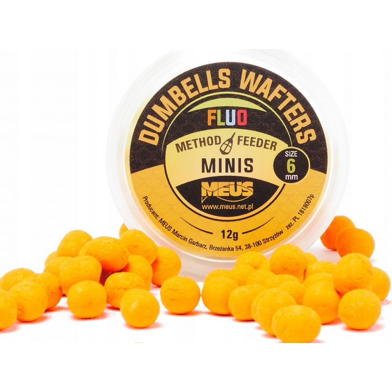 DUMBELLS MEUS WAFTERS FLUO 6mm MINIS ORZECH TYGRYS