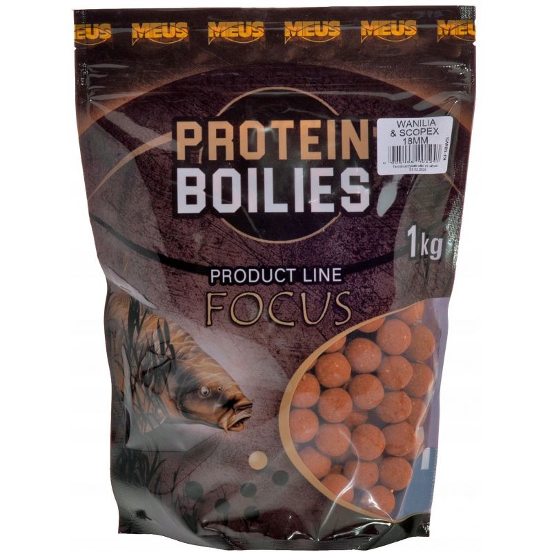 KULKI ZANĘTOWE MEUS FOCUS 1kg 18mm WANILIA SCOPEX