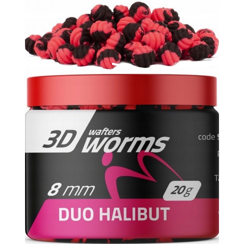 WAFTERS MATCH PRO TOP WORMS DUO HALIBUT 8mm 20g