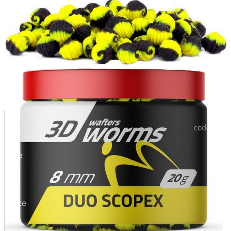 WAFTERS MATCH PRO TOP WORMS DUO SCOPEX 8mm 20g