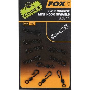 KRĘTLIK FOX CHNGE MINI HOOK SWIVELS 10szt 11