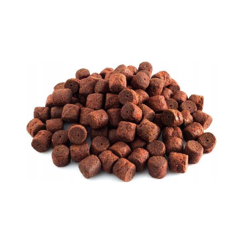PELLET MEUS DURUS 1kg 12mm Z DZIURĄ TRUSKAWKA