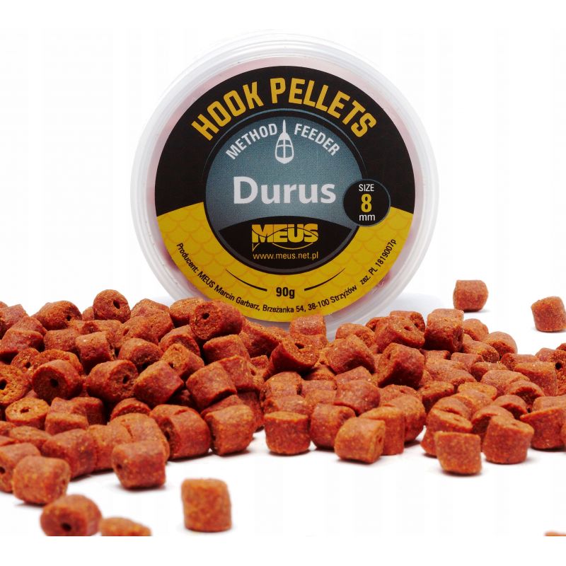 PELLET MEUS DURUS 8mm NA WŁOS 90g RYBA Z DZIURKĄ