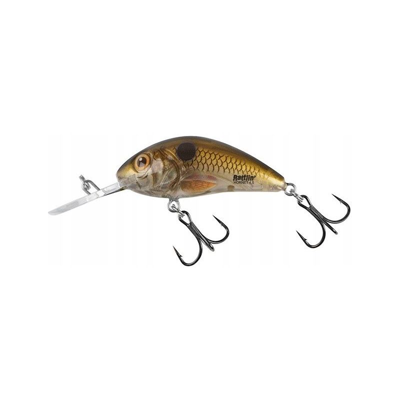 WOBLER SALMO HORNET H45F RATTLIN 6,5cm 20g PEARL S