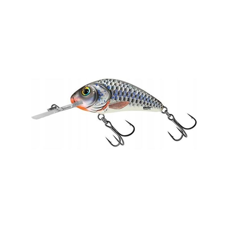 WOBLER SALMO HORNET H45F RATTLIN 4,5cm 6g HOLO SIL