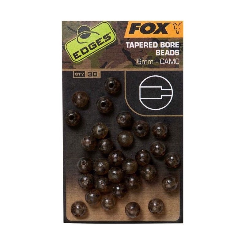 KORALIKI FOX CAMO TAPERED BORE BEAD 6mm