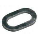 PIERŚCIEŃ MIKADO ŁĄCZNIKOWY OWALNY 4.5mm CZARNY