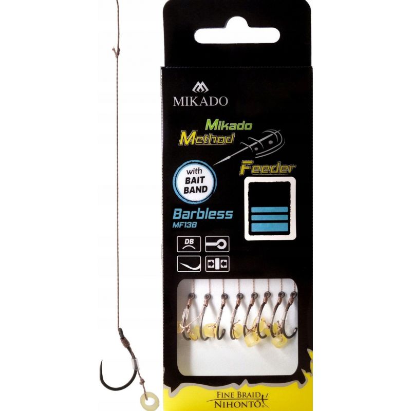 HACZYKI MIKADO METHOD FEEDER PRZYPON Z GUMKĄ  8