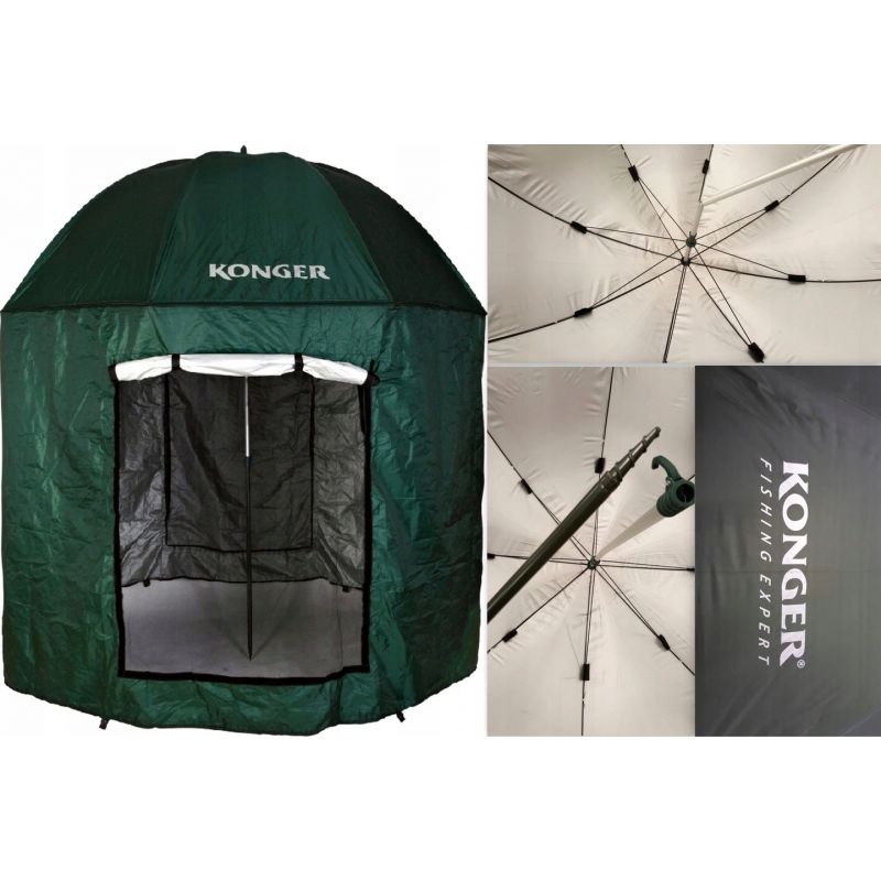PARASOL KONGER Z MOSKITIERĄ IZOTERMA 2,50m NAMIOT