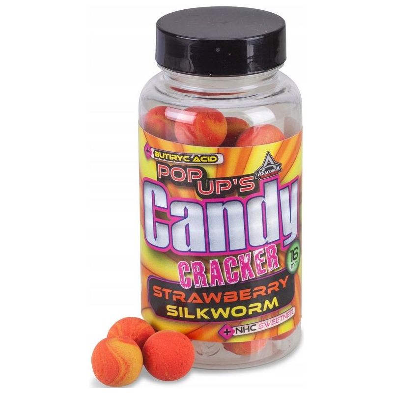 KULKI ANACONDA CANDY CRACKER POP UP STRAWBERRY SIL