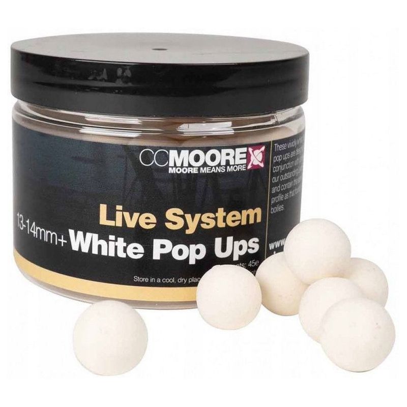KULKI CC MOORE LIVE SYSTEM WHITE POP UPS 13-14mm