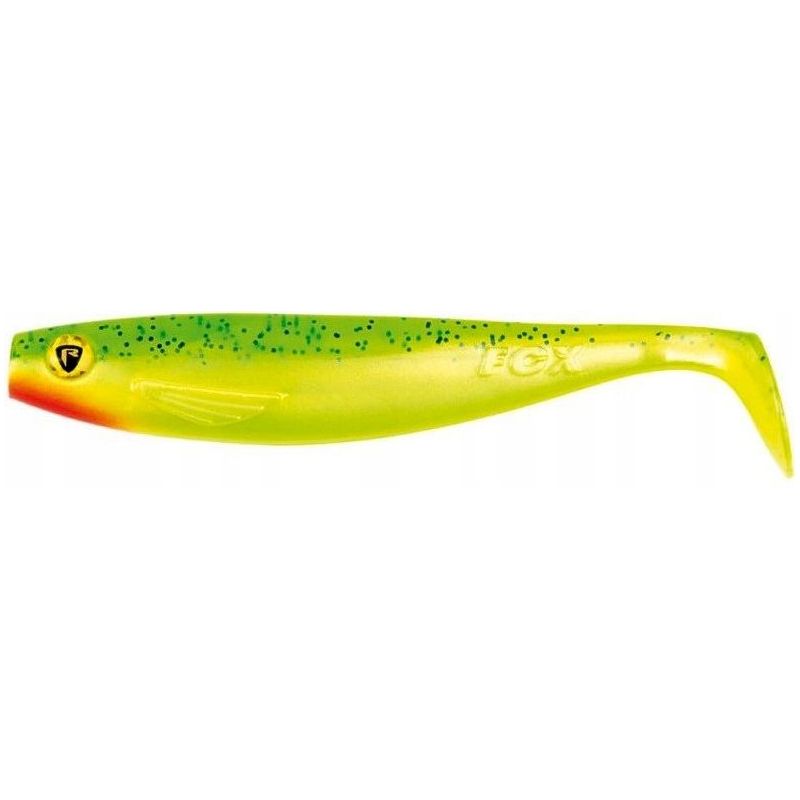 GUMA FOX RAGE PRO SHAD 14cm UV LEMON TIGER