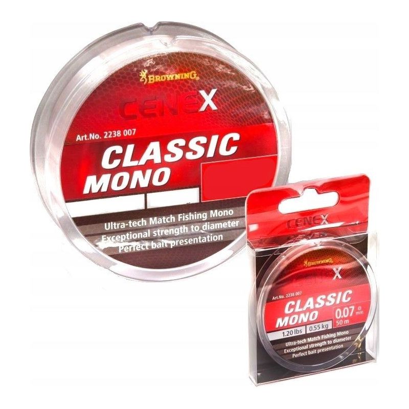 ŻYŁKA BROWNING CENEX CLASSIC 0,08mm 50m
