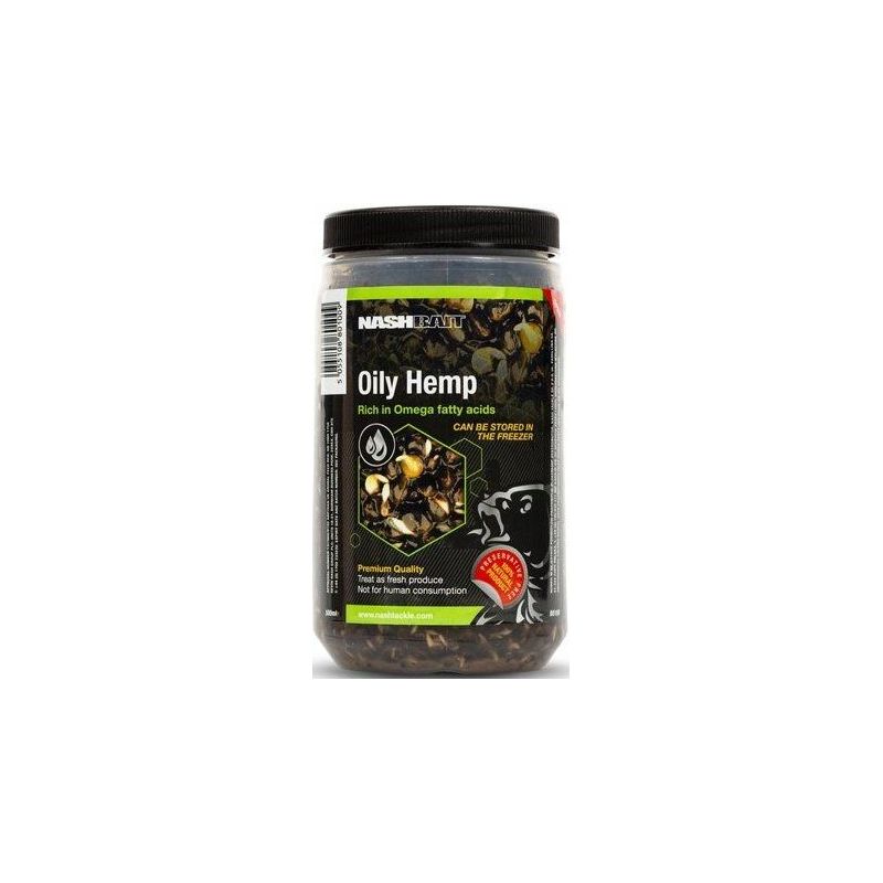 KONOPIE NASH OILY HEMP 500ml ZIARNA W OLEJU