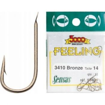 HACZYKI SENSAS 3410 BRONZE ROZMIAR 12 HAKI