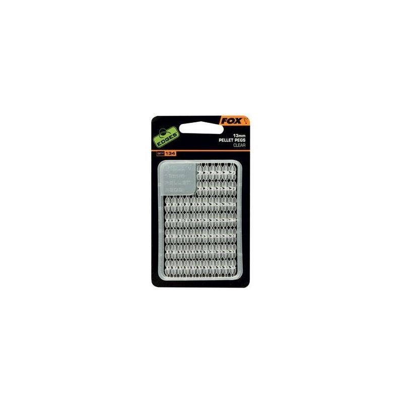 STOPERY FOX PELLET PEGS 13mm CLEAR