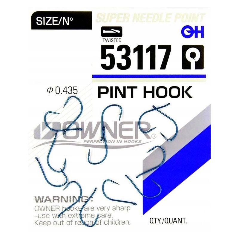 HACZYKI OWNER PINT HOOK 53117 ROZMIAR 8 BLUE