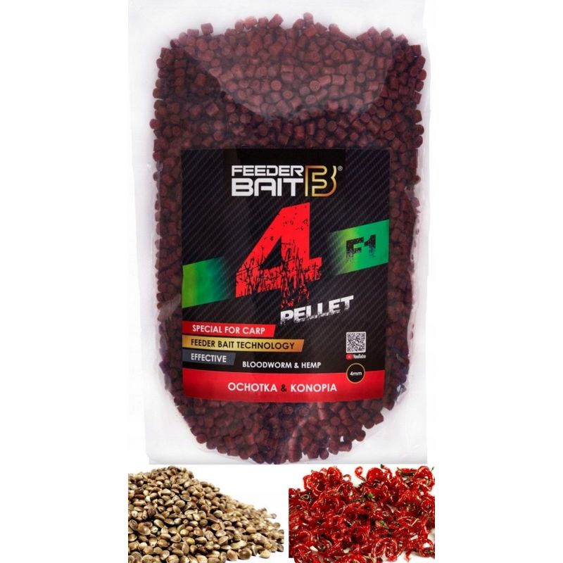 PELLET FEEDER BAIT FB OCHOTKA KONOPIE 800g 4mm