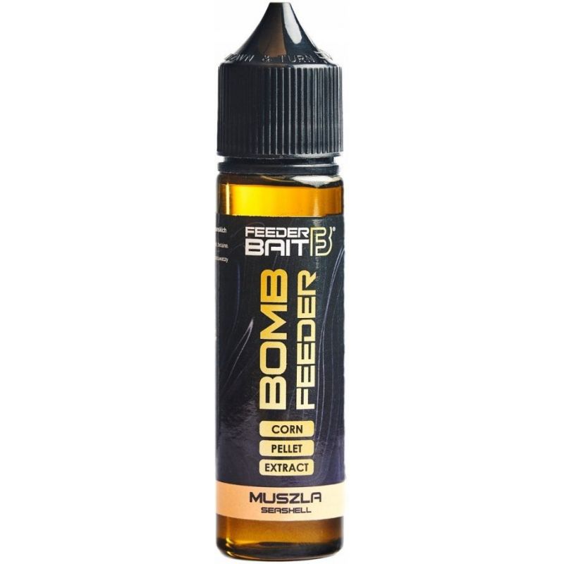 BOMB FEEDER BAIT PELLET WAGGLER MUSZLA 60ml