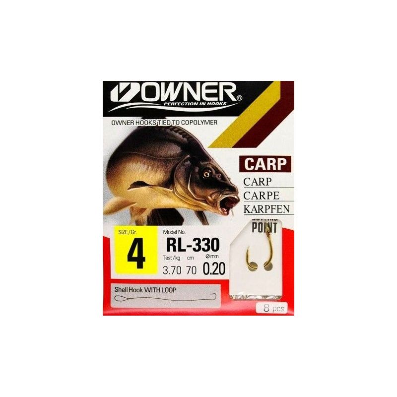 HACZYKI Z PRZYPONEM OWNER RL330 CUT GORE 4 0.20mm