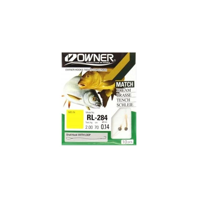 HACZYKI Z PRZYPONEM OWNER RL284 SODE  6 0.18mm