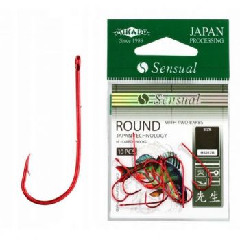 HACZYKI MIKADO SENSUAL ROUND RED ROZMIAR 2 HAK