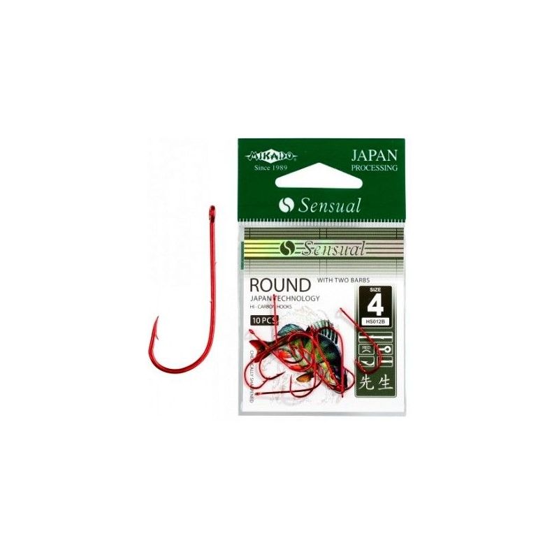 HACZYKI MIKADO SENSUAL ROUND RED ROZMIAR 4 HAK