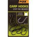 HACZYKI FOX CARP HOOKS STIFF RIG BEAKED ROZ. 4