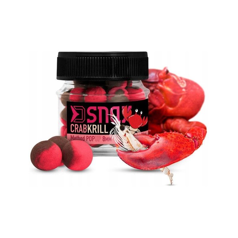 KULKI DELPHIN PRZYNĘTA SNAX POP 10mm KRAB KRYL