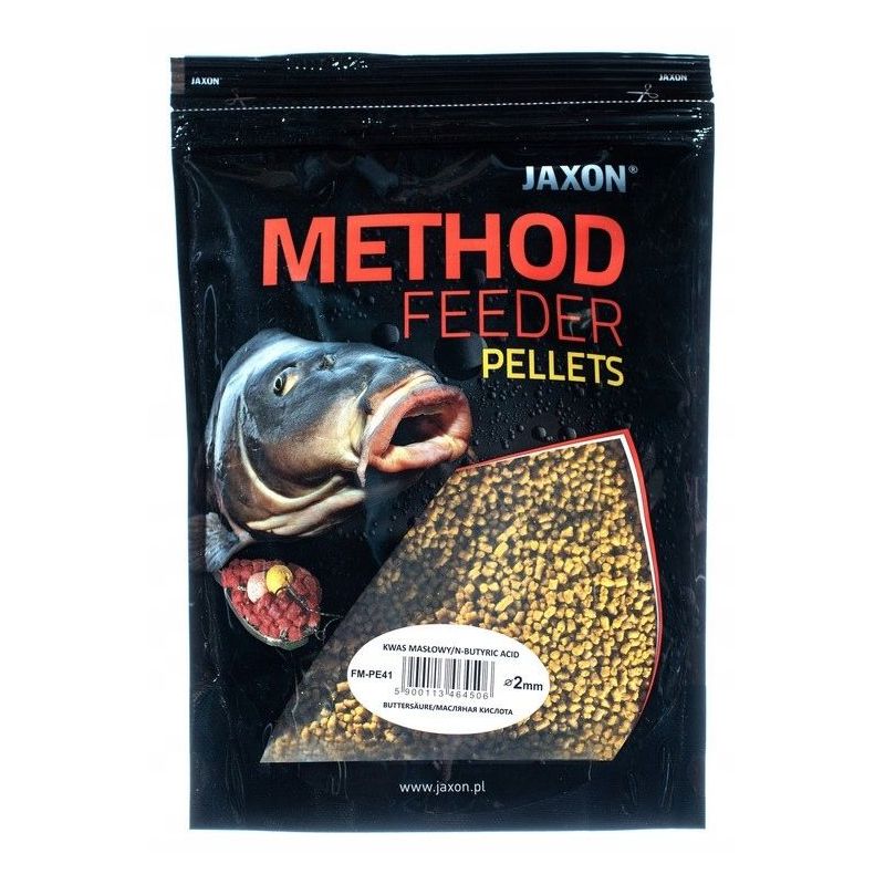 PELLET JAXON METHOD FEEDER 2mm 500g KWAS MASŁOWY