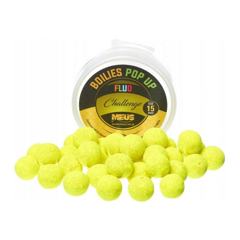 KULKI MEUS CHALLENGE POP UP FLUO 15mm LEMON SHOCK