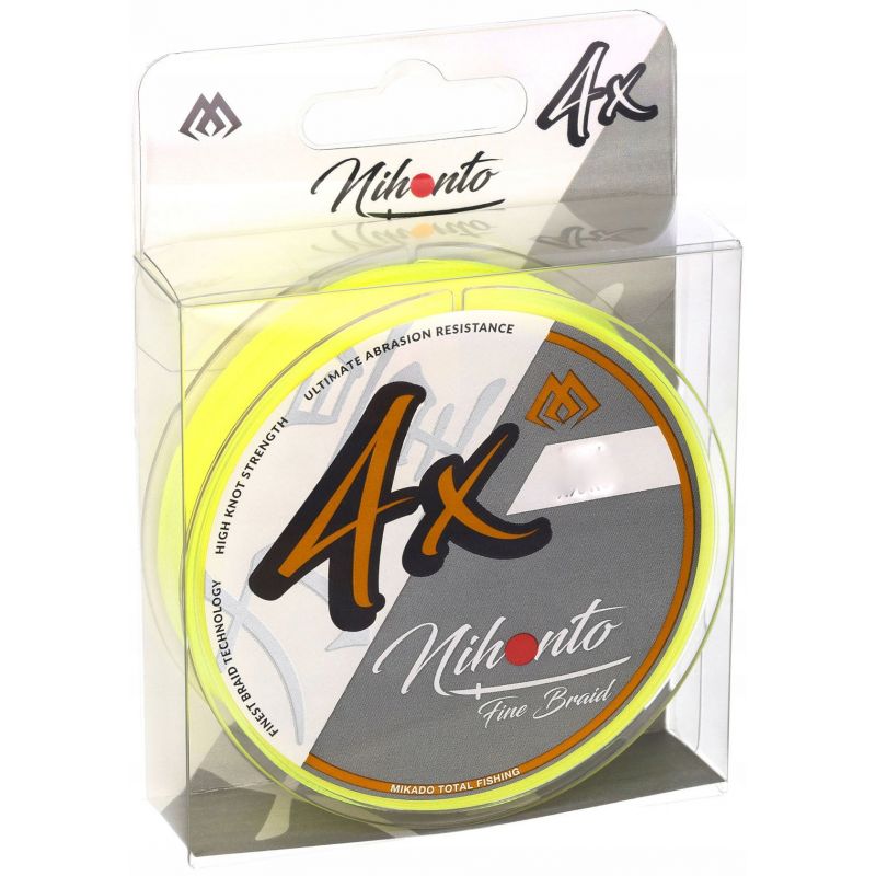 PLECIONKA NIHONTO FINE BRAID FLUO 0,10mm 150m